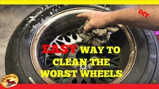 How To Clean the DIRTIEST WHEELS amp RIMS Even Baked on Brake Dust [upl. by Ahcurb]