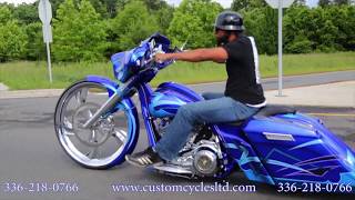 Custom Cycles LTD Jeffs 32 Inch wheel Street Glide Harley Davidson Bagger [upl. by Chaker519]