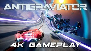 Antigraviator  6 min High Speed Gameplay 4K [upl. by Singband]