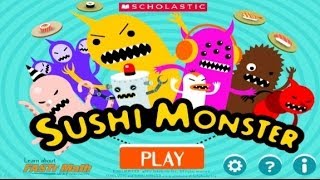 Sushi Monster Math Game iPhone App Review and Gameplay Video [upl. by Meeki]