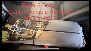 HOW TO REMOVE SHIFTER CENTER CONSOLE TRIM ON BMW E90 E91 E92 E93 [upl. by Eleaffar635]