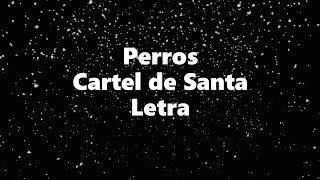 Perros  Cartel de Santa  Letra 🎶 perros letra [upl. by Olympie]