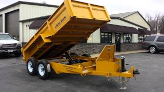 6 X 12 BriMar 10K Deluxe Low Profile Dump Trailer For Sale  Trailer Enterprises [upl. by Dorette262]