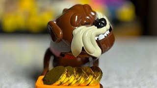 Mad Dog beware dont take his favourite Gold Chocolate Coins🤣😂scary dog funnytoy asmr toys [upl. by Allenad]