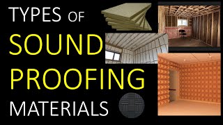 Types of Sound Proofing Materials  Home Theater  Acoustic Planning [upl. by Laeno635]