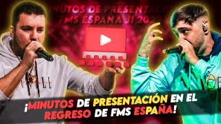 ¡ESTOS FUERON LOS MINUTOS DE PRESENTACIÓN DEL REGRESO DE FMS ESPAÑA [upl. by Wilburt]