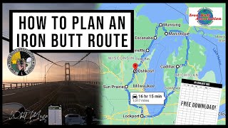 How to Plan an IRON BUTT CHALLENGE Motorcycle Ride  FREE DOWNLOAD [upl. by Norris]