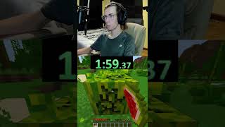 I Tried Speedrunning Golden Leggings minecraft gaming [upl. by Rovert]