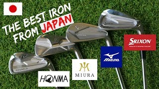 THE BEST IRONS OUT OF JAPAN  IRON BATTLE  MIURA vs MIZUNO vs SRIXON vs HONMA [upl. by Lymn214]