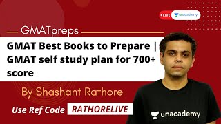 GMAT Best Books to Prepare  GMAT self study plan for 700 score [upl. by Nahtannoj665]