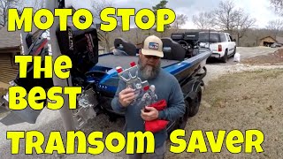 Moto Stop The Best Transom Saver [upl. by Nayrb]