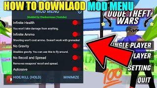 HOW TO DOWNLAOD DTW MOD MENU IN DUDE THEFT WARS  DUDE THEFT WARS  TECHNO GIRRAJ GAMING [upl. by Quenna]