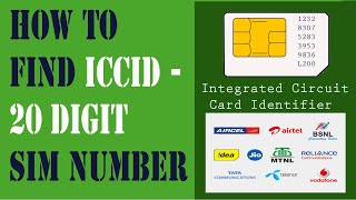 How to find 20 Digit SIM number OR ICCID [upl. by Auhsuoj]