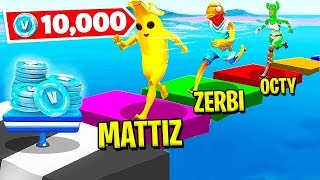 IL PRIMO CHE ARRIVA VINCE 10000 VBUCKS 😱 SFIDA con MATTIZ ZERBI e OCTY  FORTNITE [upl. by Liz464]