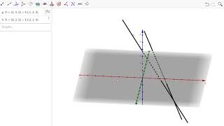 Parameterdarstellung einer Geraden im Raum GeoGebra [upl. by Adria]