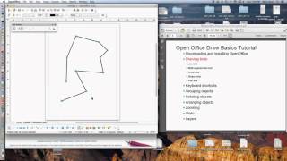 Open Office Draw Basics Tutorial [upl. by Renrew]