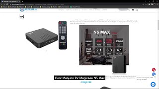 Install Manjaro on Magicsee N5 Max [upl. by Gareth424]