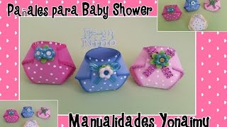 PAÑALITOS EN FOAMY O GOMA EVA PARA BABY SHOWER [upl. by Arikaahs738]