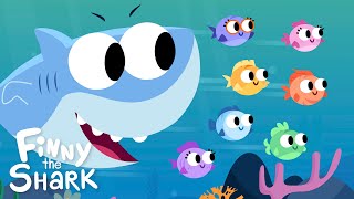 The Fish Go Swimming  Kids Song  Finny The Shark [upl. by Nonahs]