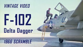 F102 Delta Daggers Scramble  Vintage Aviation [upl. by Nalyk]