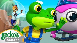 Can Gecko and Kat Save Weasel  Geckos Animal Pals  Animal amp Vehicle Cartoons  Cartoons for Kids [upl. by Einnahpets]