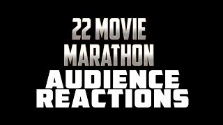 MCU 22 Movie Marathon Endgame Included Audience Reactions [upl. by Urias]