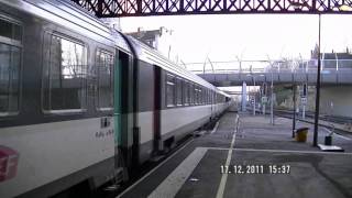 HD TRAIN INTERCITES N°1840 Belfort ParisEst [upl. by Furmark]