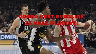 Partizan i Zvezdan dobra vest Francuzi ne žele u Evroligu zeljko obradovic [upl. by Rosen]