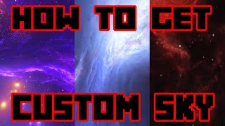 How to get custom sky in minecraft 189 [upl. by Eleda]