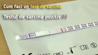 Test de sarcina pozitiv VIDEO [upl. by Annaxor]