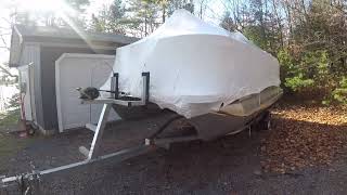 Pontoon Boat Shrink Wrap [upl. by Cline]