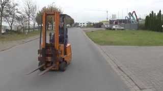 Electric forklift Stapler 1000 kg Still EFG10 from 1982  E4763 [upl. by Yruam887]