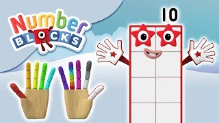 Numberblocks Learn to Count on Your Fingers  Homeschool [upl. by Dare142]