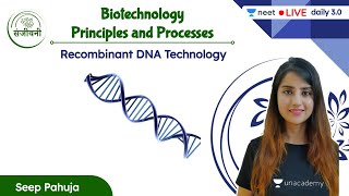 Recombinant DNA Technology  Biotechnology  L1  NEET 202223  Seep Pahuja [upl. by Katerine]