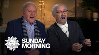 Anthony Hopkins and Jonathan Pryce on quotThe Two Popesquot [upl. by Aidam]