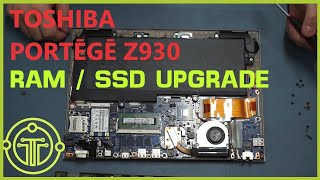 Upgrade the Toshiba Portege Z930 Laptop [upl. by Ednutabab893]