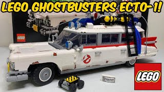 Full review of LEGOs new Ghostbusters Ecto1 [upl. by Nonnair771]