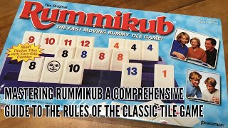 Mastering Rummikub A Comprehensive Guide to the Rules of the Classic Tile Game [upl. by Ecilahs]