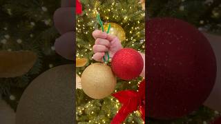 A simple way of adding ornaments to your Christmas tree 🎄diy decor christmas ornaments shorts [upl. by Conte557]