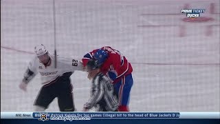 Patrick Maroon vs Michael Blunden Oct 24 2013 [upl. by Rj93]