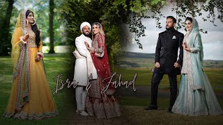 Isra amp Fahad Amazing Pakistani Cinematic Wedding Highlights [upl. by Attelocin]