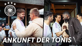 Die Champions League Sieger sind da 🏆  Toni Kroos und Toni Rüdiger stoßen zum Team [upl. by Enitsuga]