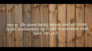 Slik beiser du ny panel innendørs [upl. by Amadis]