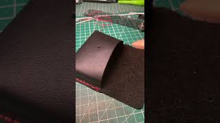 DIY Leder simple Geldbeutel und Cardholder [upl. by Eglanteen837]