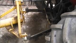 Tractor 3 Point Linkage Quick Attach  Zetor 7245 [upl. by Flavio]