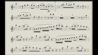 Cantaloupe Island  Backing track amp sheet music for Saxophone Alto [upl. by Bergmann773]