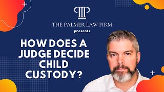 How Does a Judge Decide Child Custody  Houston Divorce Lawyer [upl. by Ellersick]