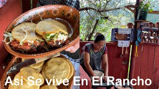 Como Hacer Gorditas De Chicharrón Prensado Asi Se vive En El Rancho [upl. by Ahsenom531]