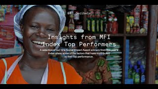 Insights from the 2024 Microfinance Index Top Performers [upl. by Grier]