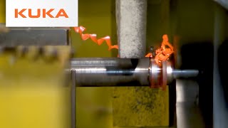 Mesmerizing friction welding machine [upl. by Ruenhs]